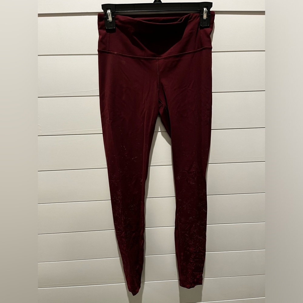 Lululemon Pattern Velvet Wu dear Leggings Size 6